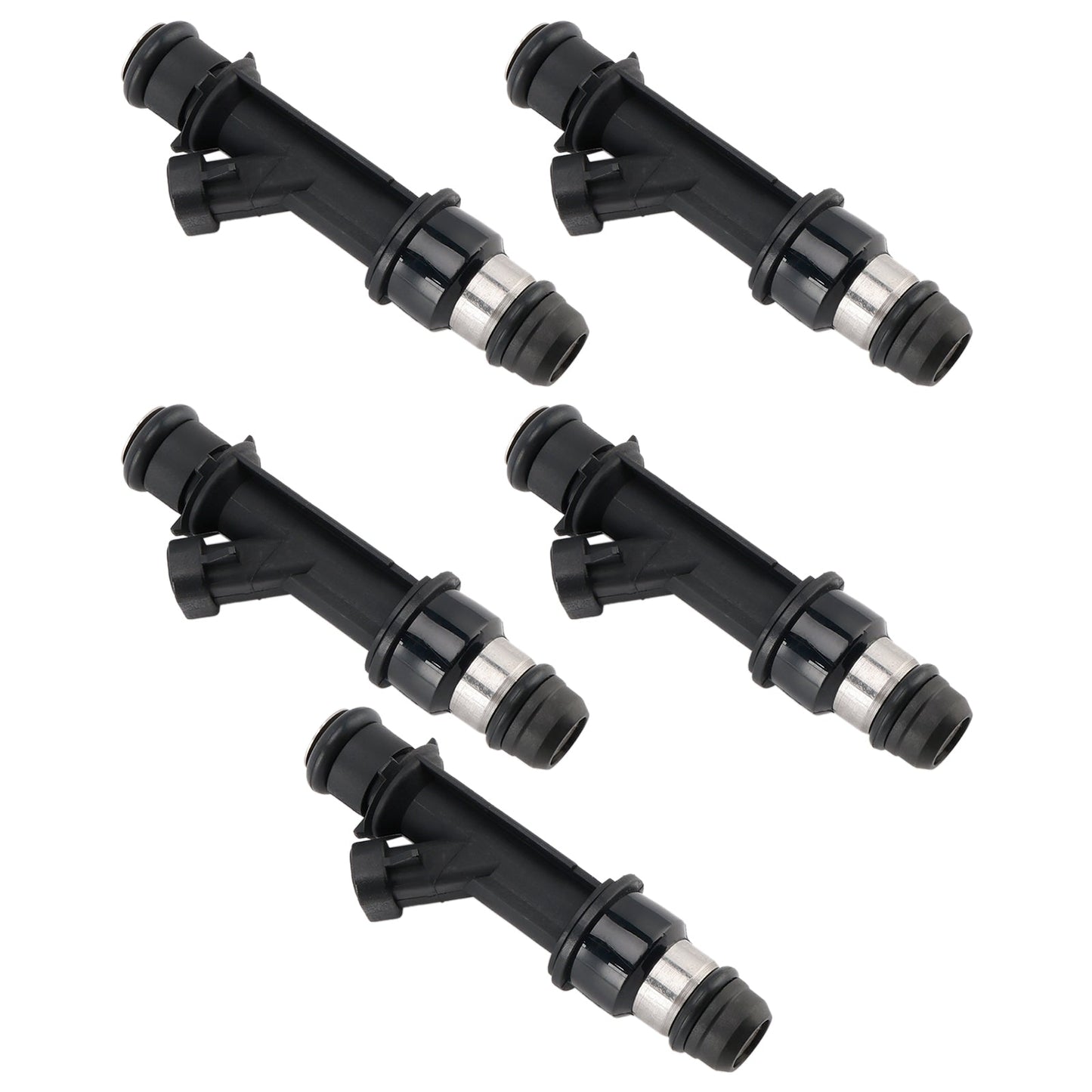 Iniettore di carburante 5 pezzi 12589465 compatibile con Hummer H3 compatibile con Chevrolet Trailblazer Colorado