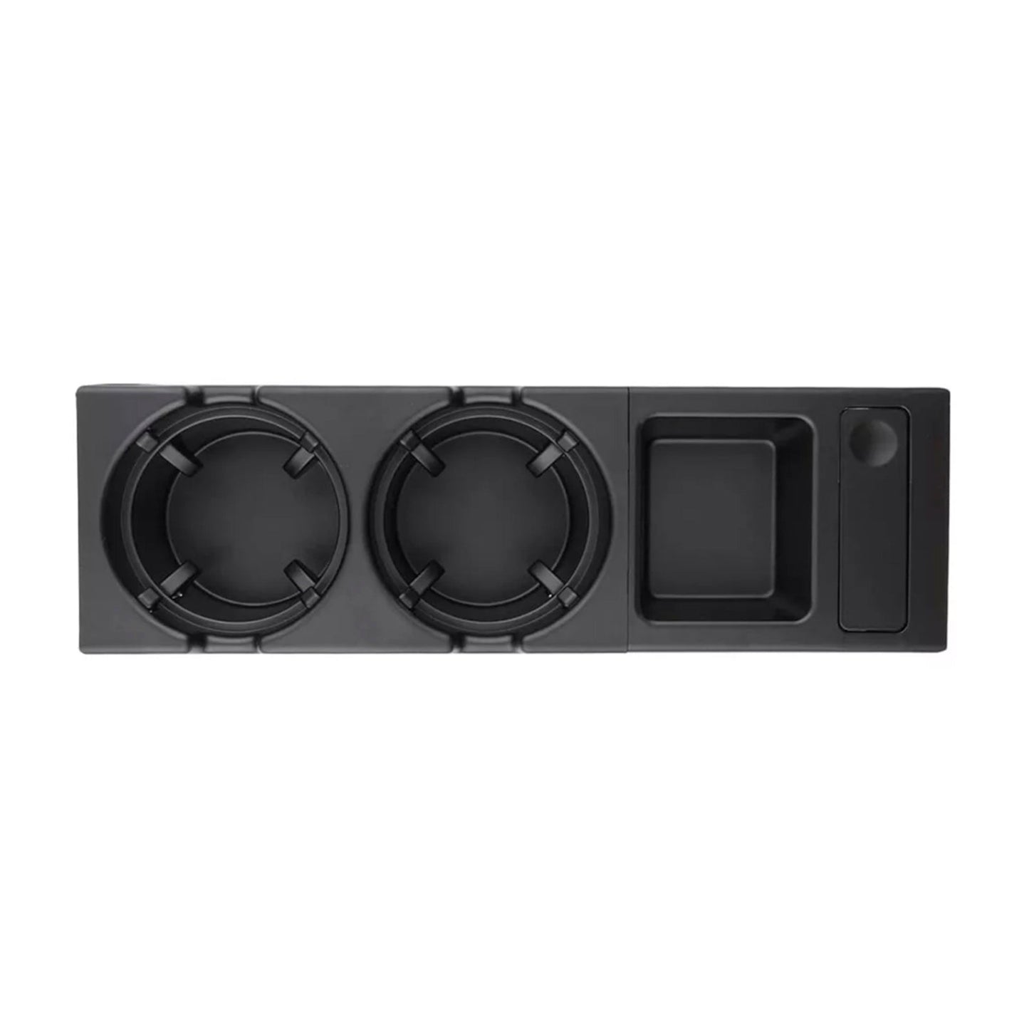 Portabicchieri e portamonete per console centrale anteriore nera 51168217953 per BMW E46
