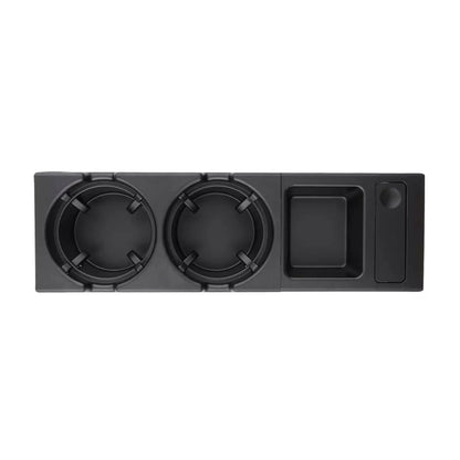 Portabicchieri e portamonete per console centrale anteriore nera 51168217953 per BMW E46