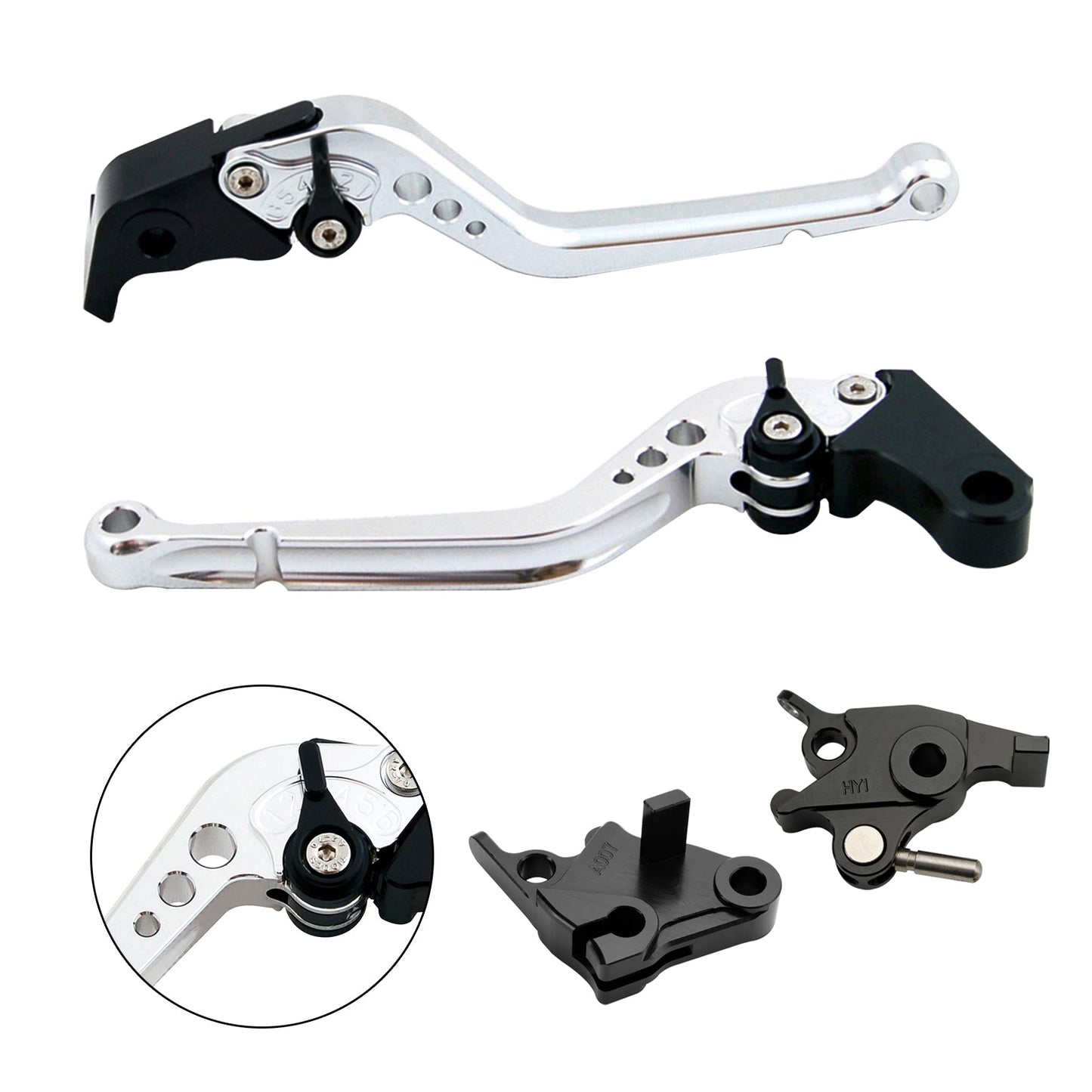 Leva frizione freno lunga adatta per CFMOTO 400NK 650NK 650MT 650GT 2020-21