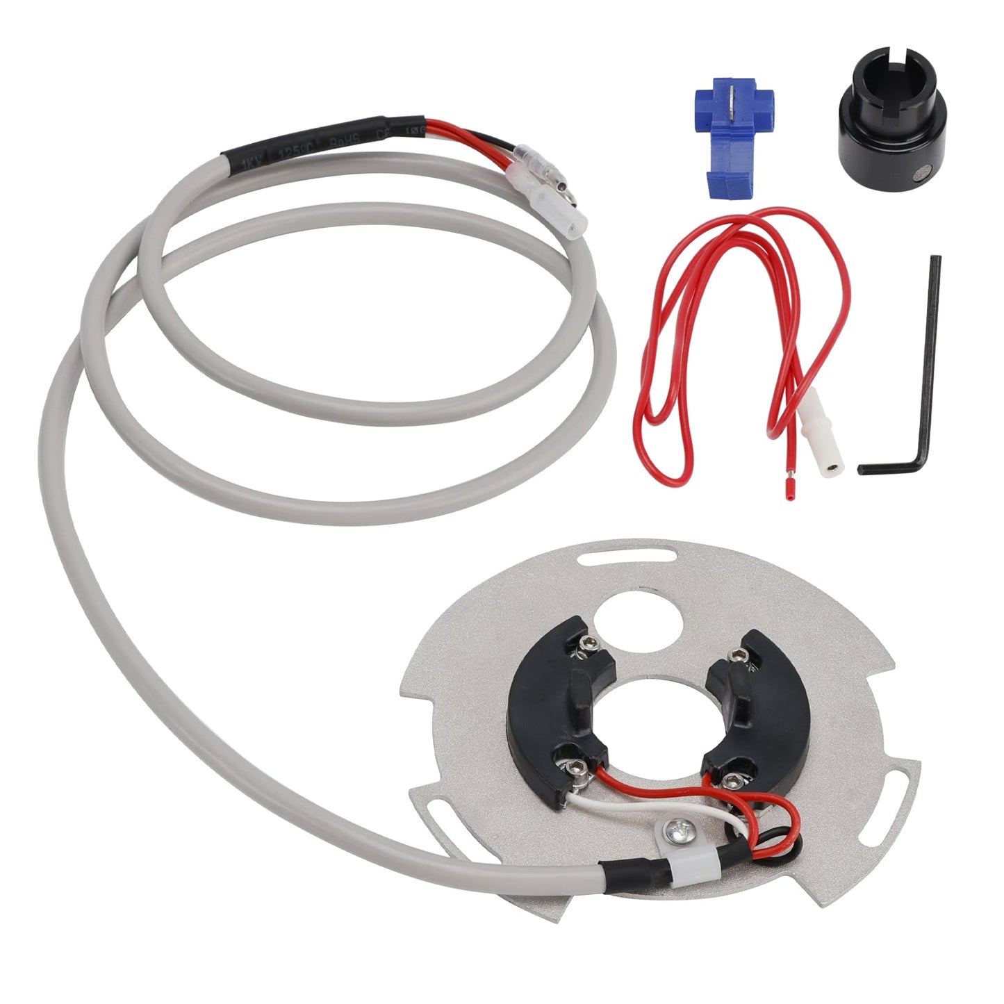 Piastra puntine accensione per Kawasaki 73-75 Z1, 76-77 KZ900, 77-80 KZ1000