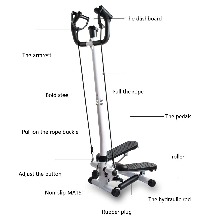 Fitness Workout Esercizio Air Stair Stepper Machine Attrezzatura cardio + manubrio