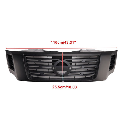 2015-2020 Per Nissan Navara NP300 D23 Griglia paraurti anteriore nera