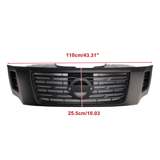 2015-2020 Per Nissan Navara NP300 D23 Griglia paraurti anteriore nera