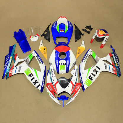 Kit carenatura iniezione plastica ABS per Suzuki GSXR 600/750 2006-2007 K6