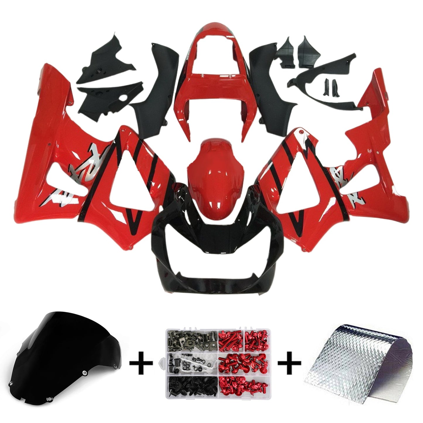 Kit carenatura iniezione Honda CBR929RR 2000-2001 Carrozzeria plastica ABS