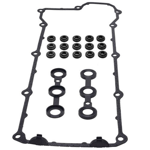 Guarnizione coperchio valvole con guarnizioni tubo candela per BMW E34 M50 325i 525i 2.5L DOHC