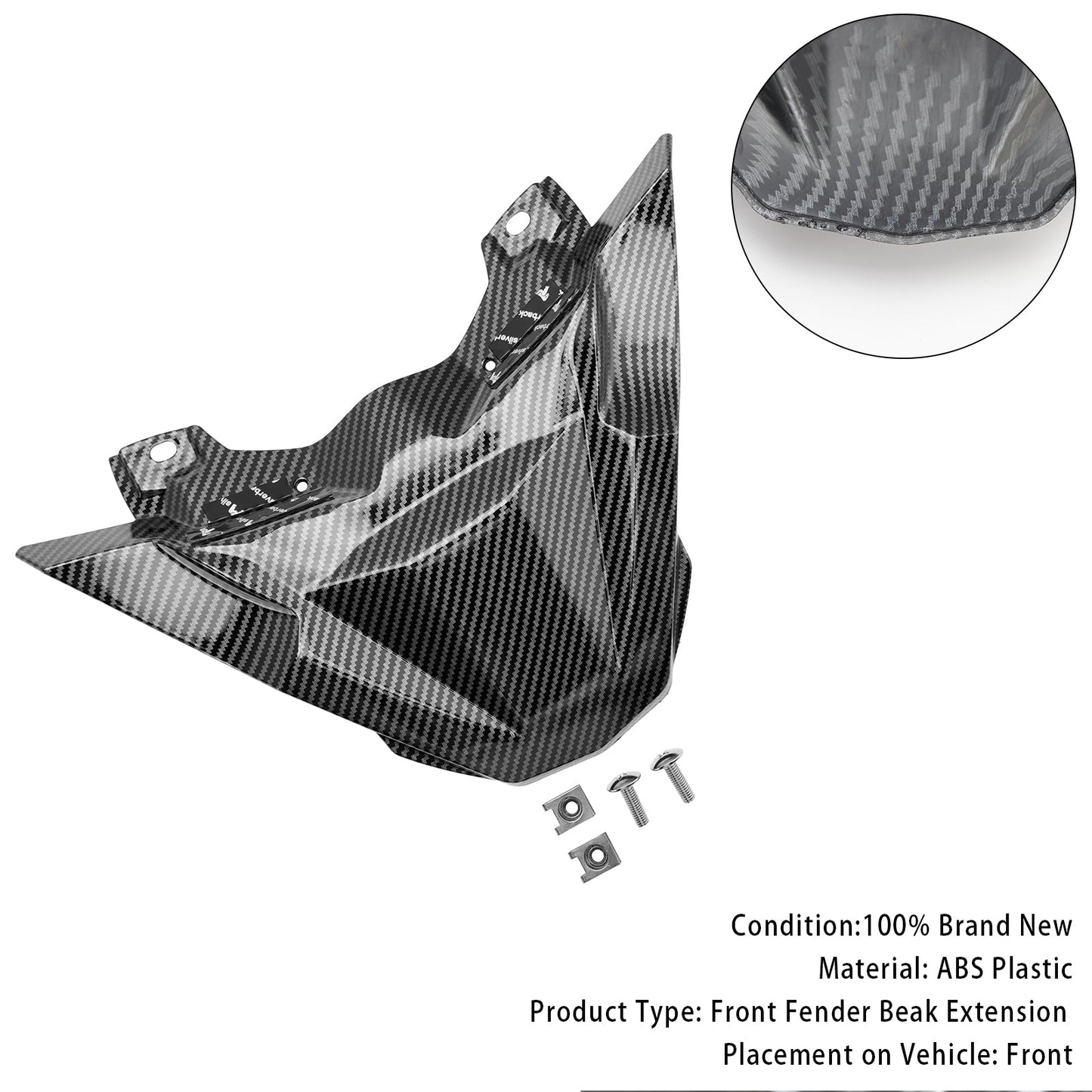 Estensione del becco anteriore Honda ADV 160 2023-2024, pannello del muso, carenatura