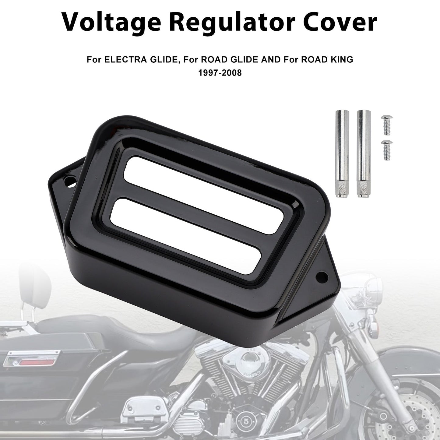 Coperchio del regolatore di tensione per Road King Electra Street Road Glide 1997-2008