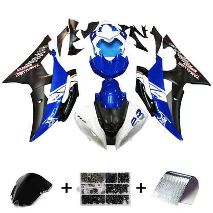 Kit carenatura carrozzeria plastica ABS adatta per Yamaha YZF 600 R6 2008-2016