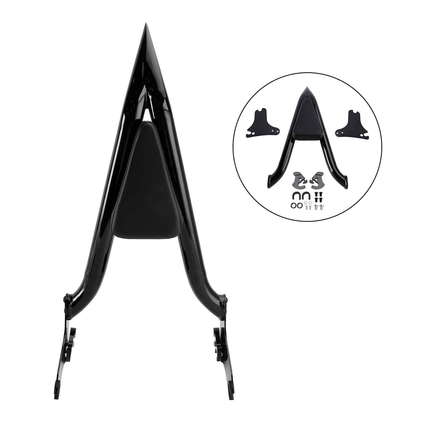 Schienale Sissy Bar passeggero per Road King Street Glide Road Glide 1997-2008