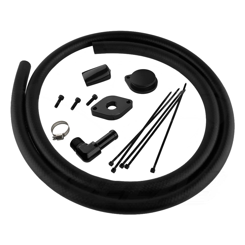 Kit di reindirizzamento CCV + deflettore CCV con contenitore di raccolta interno per Ford 6.7L Powerstroke 201l-2024