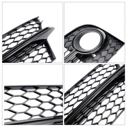 Griglia fendinebbia a nido d'ape per paraurti anteriore Audi TT MK2 S-Line TTS 2011-2014