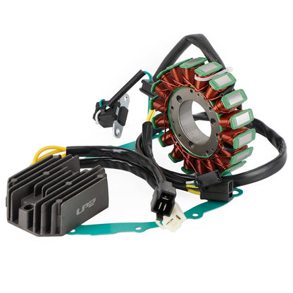 Per Suzuki SV650S 99-02 Magneto Statore + Raddrizzatore di tensione a 2 spine + Guarnizione 32800-24B01
