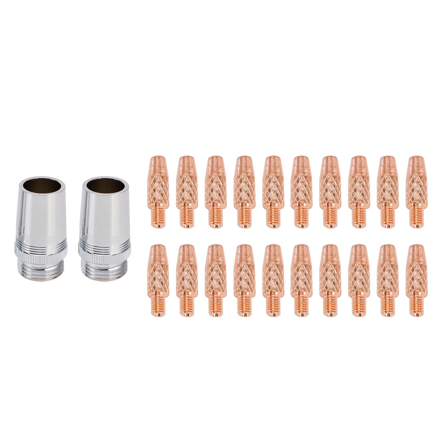 20 punte di contatto 2 ugelli 186405 per pistola a bobina Miller Spoolmate 100/185/3035