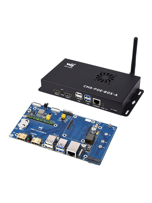 Raspberry Pi CM5 PoE Scheda di espansione Modulo di elaborazione Supporto scheda base M.2 NVMe