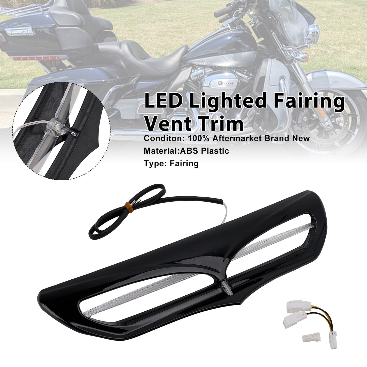 Carenatura con illuminazione a LED per Electra Street Glide FLHTCU 2014-2022