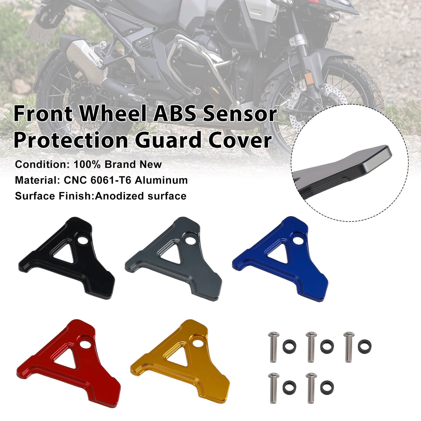 Protezione sensore ABS ruota anteriore per BMW R1300GS / ADV 23-25