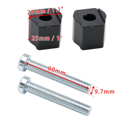 Distanziali per riser manubrio + 25mm per 390 790 890 1290 Adventure / R 2019-2024