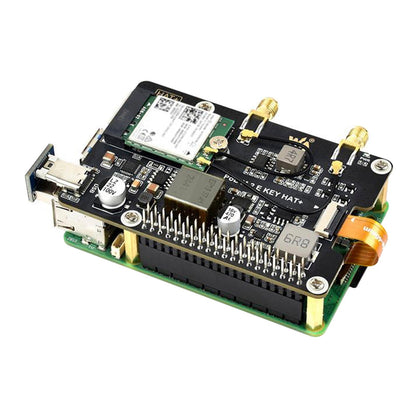 Scheda adattatore di alimentazione Ethernet PoE per Raspberry Pi 5 PCIe a M.2 E Key