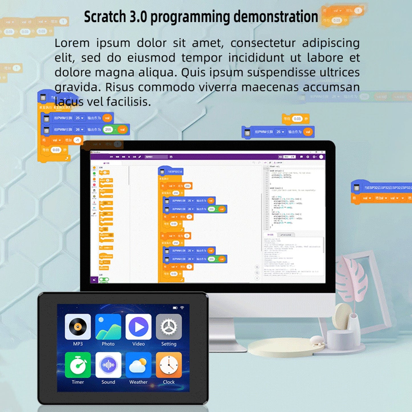 Scheda di sviluppo ESP32 S3 con schermo touch intelligente IPS da 3,5 pollici Firmware integrato