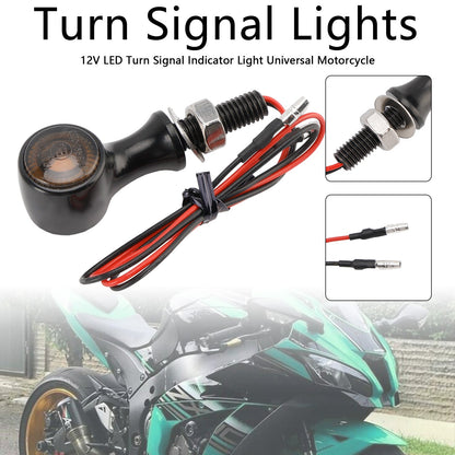 Indicatore di direzione a LED da 12 V, 8 mm, universale per moto Suzuki