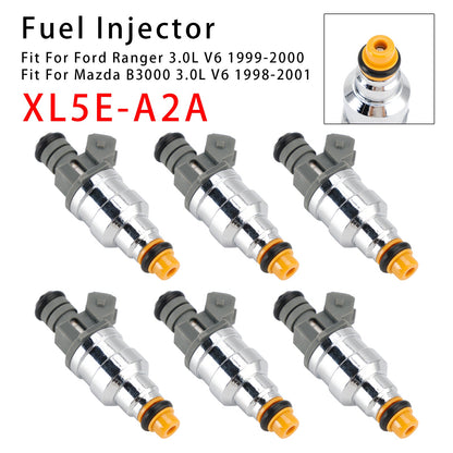 Iniettore carburante Mazda B3000 3.0L V6 6 pezzi 1998-2001 XL5E-A2A XL5E-B2A