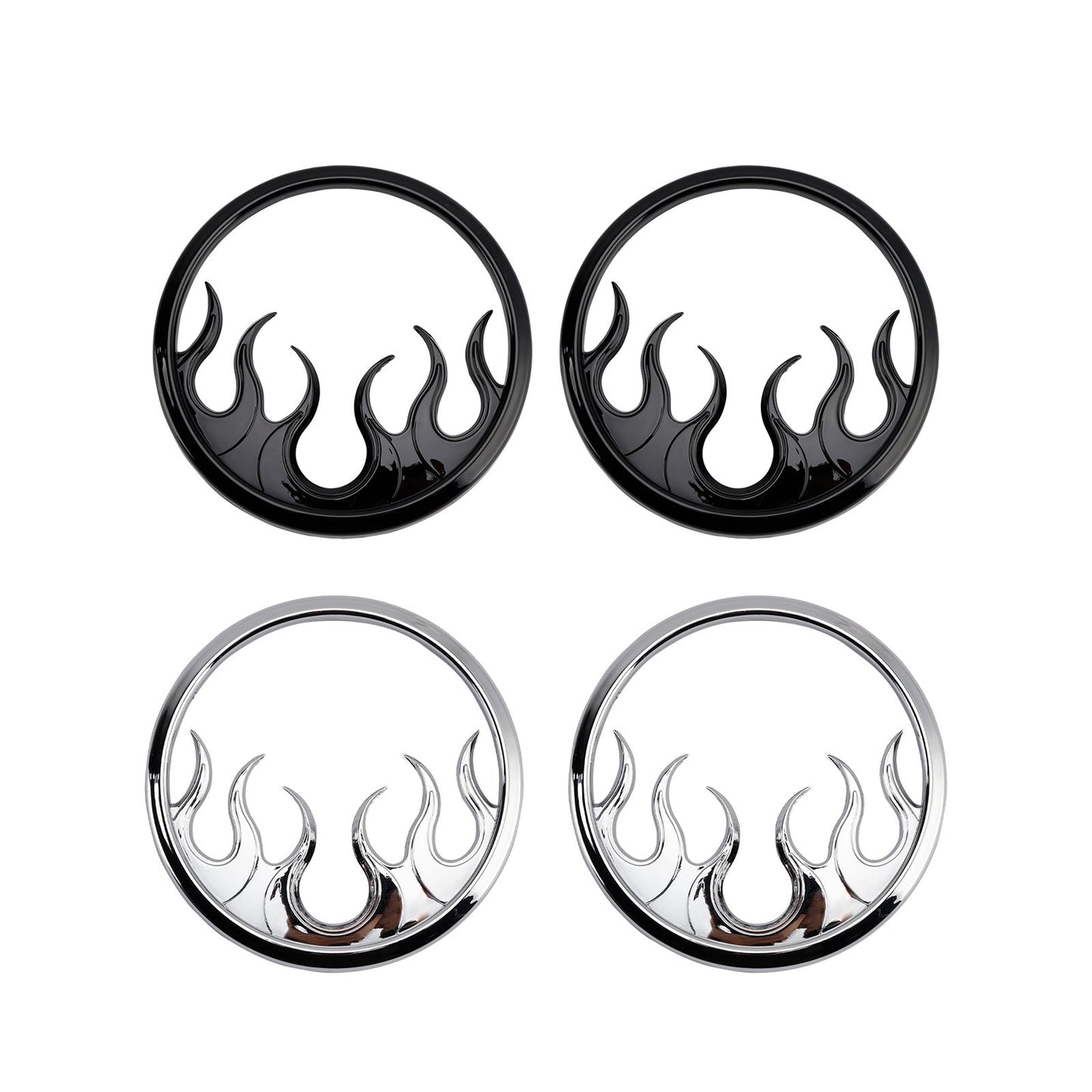 Griglie per altoparlanti Flame Accent Trim Cover per Touring Electra Glide Ultra Classic