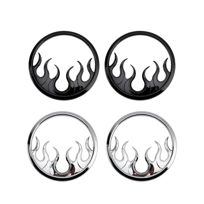 Griglie per altoparlanti Flame Accent Trim Cover per Touring Electra Glide Ultra Classic