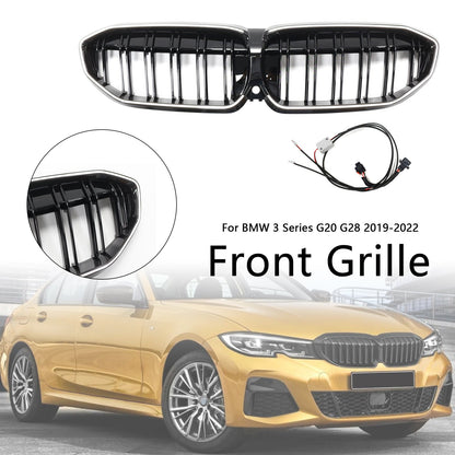 Griglia a doppio rene nera BMW Serie 3 G20 2019-2022 51138072085