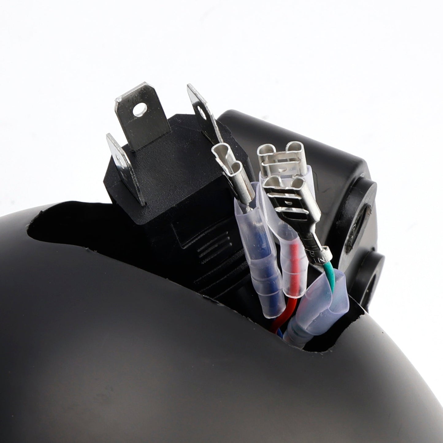 Faro fendinebbia multifunzionale, adatto per moto da corsa, bobber e chopper, cromato