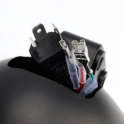 Faro fendinebbia multifunzionale, adatto per moto da corsa, bobber e chopper, cromato