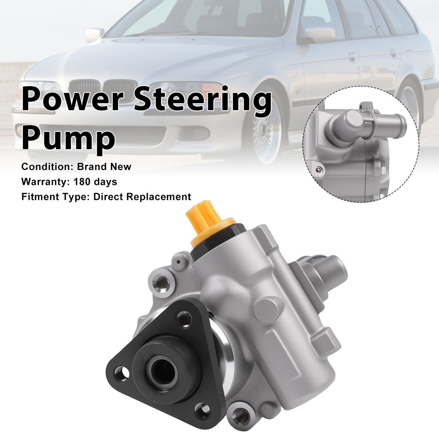 Pompa del servosterzo per BMW Serie 5 E39 525i (1996-2004) Codice ricambio: 3241109496
