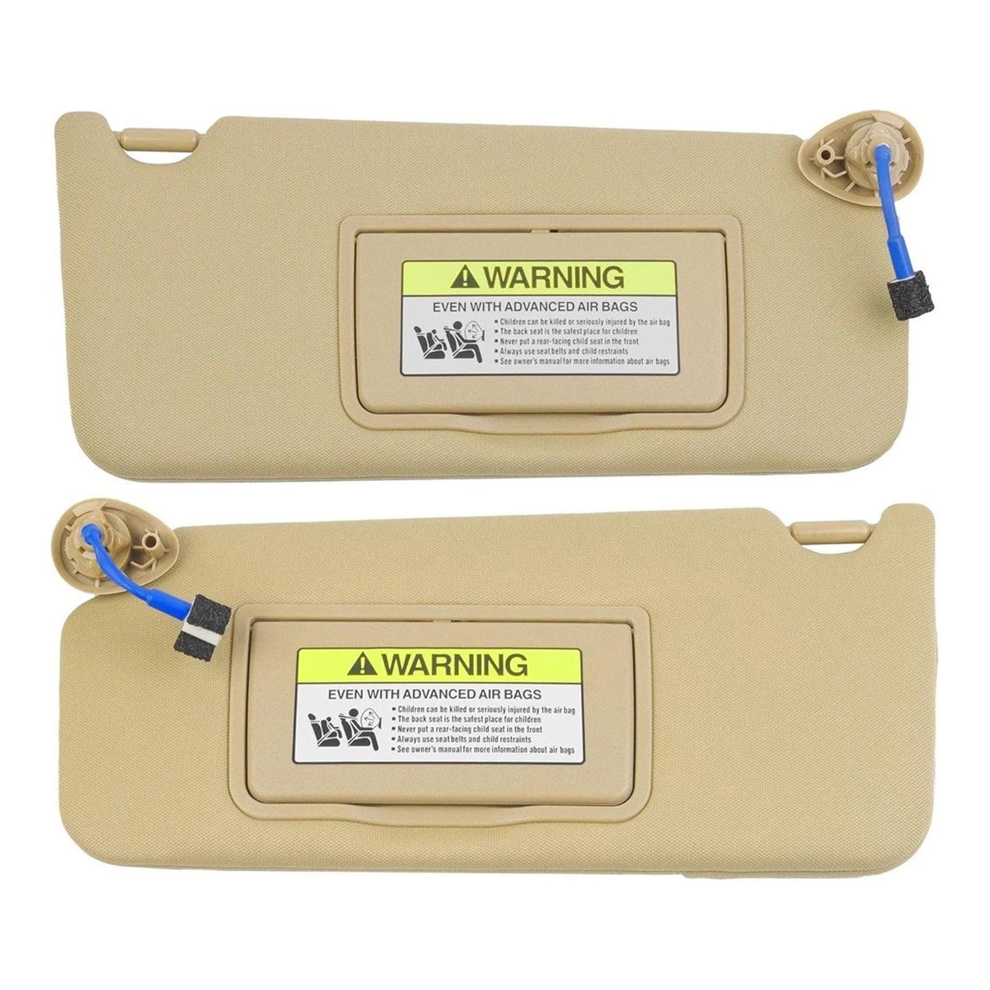 Coppia di alette parasole beige per Honda Accord 2008-2017 83280TA5A51ZA