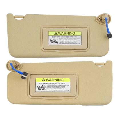 Coppia di alette parasole beige per Honda Accord 2008-2017 83280TA5A51ZA
