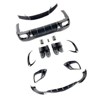 Kit carrozzeria paraurti in fibra di carbonio per Mercedes Benz AMG GT63 X290 4 porte, compatibile con i modelli 2021-2026.