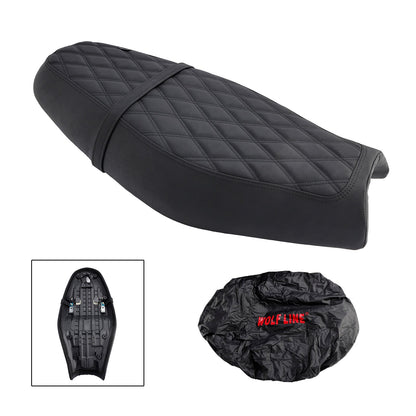 Sostituisci il sedile anteriore posteriore del conducente e del passeggero nero per Street Twin Speed Twin 900 BrownC
