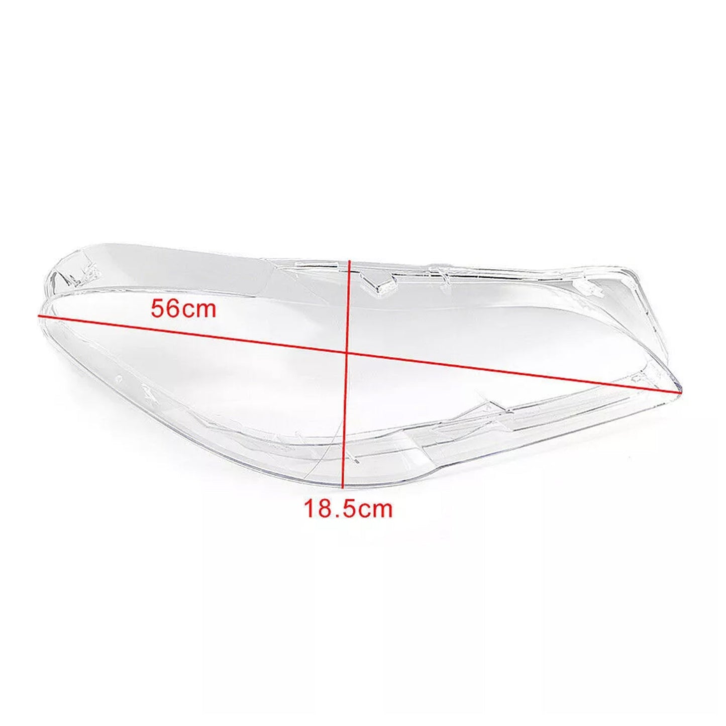 Copri-lente per fari anteriori BMW 5 F10 F11 F18 2010-2013, paralume sinistro e destro, 2 pezzi, 63117271912 63117271911