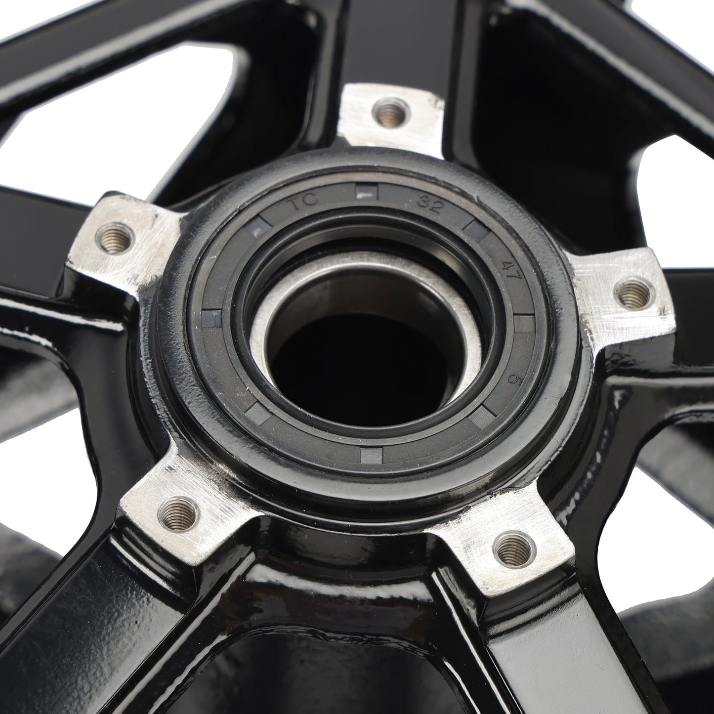 Cerchio ruota anteriore nero lucido BMW S 1000 RR (K67) 2019-2023