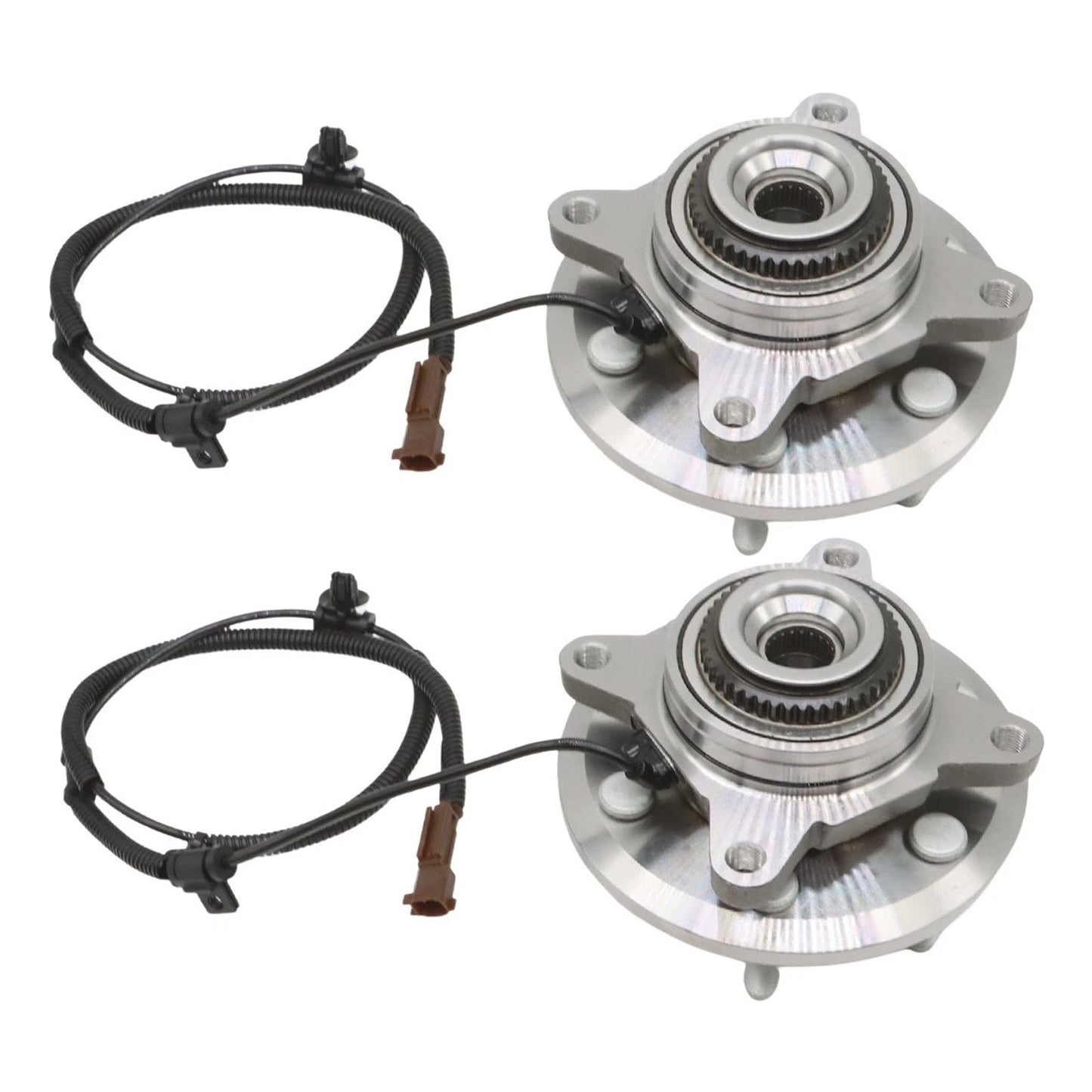 Cuscinetti e mozzi ruota anteriori (2 pezzi) per Ford F-150 6 fori con ABS e trazione integrale (2 pezzi) 2015-2017 515169