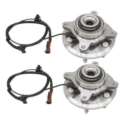 Cuscinetti e mozzi ruota anteriori (2 pezzi) per Ford F-150 6 fori con ABS e trazione integrale (2 pezzi) 2015-2017 515169
