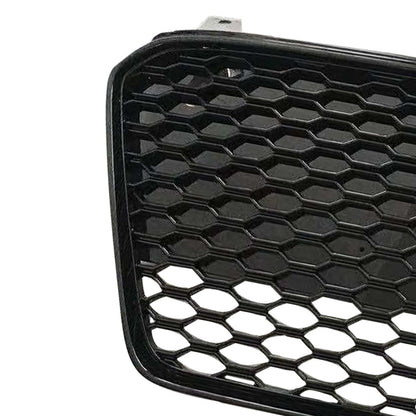 Griglia paraurti anteriore a nido d'ape nera lucida per Audi R8 2013