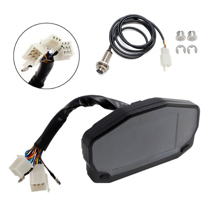 Tachimetro digitale con display LCD retroilluminato RPM universale per moto