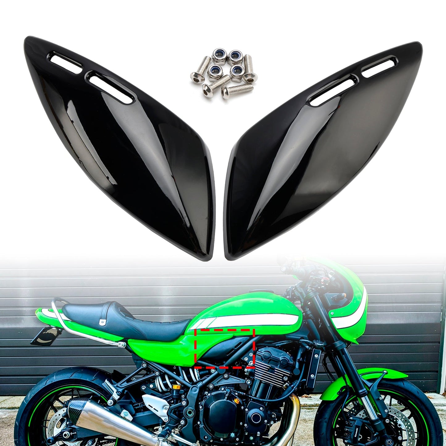 Carenatura laterale del pannello del serbatoio del gas Kawasaki Z900RS 2018-2024