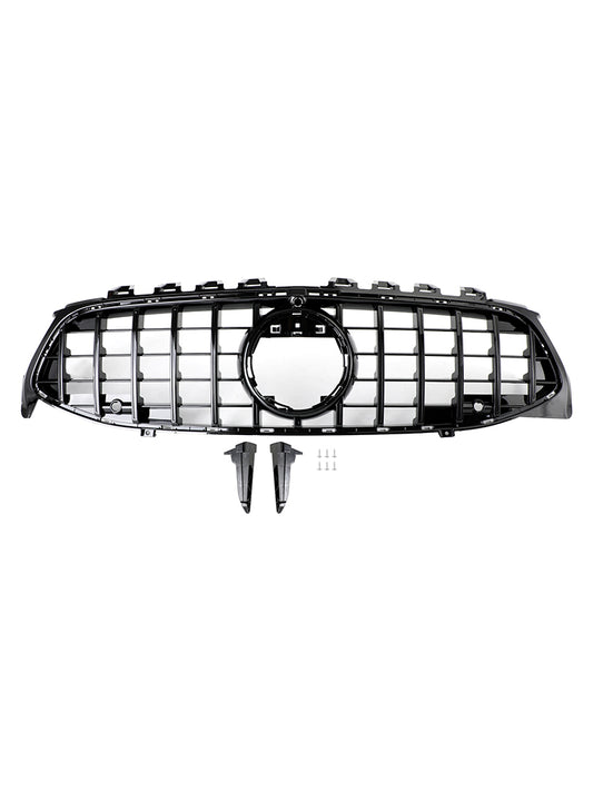 Black Front Bumper Grille Grill per Mercedes CLA Class W118 C118 2020-2023 GTR