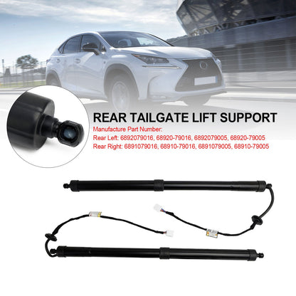 Lexus NX 300h Base 2 pezzi 2015-2017 montanti elettrici posteriori per portellone posteriore 6892079016 6892079005