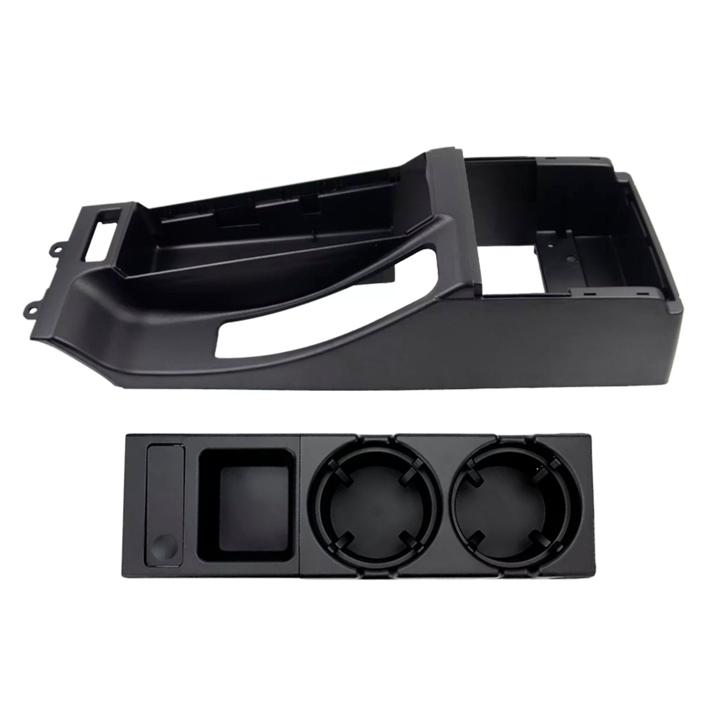 Base portaoggetti per console centrale nera BMW Serie 3 E46 4 porte 1999-2005 51168218305