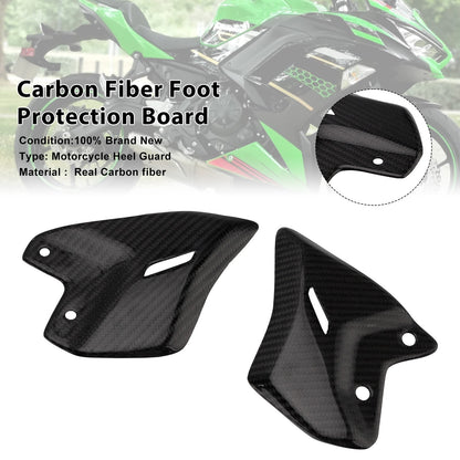 Pedana in vera fibra di carbonio per Kawasaki Ninja 650 Z650 2017-2025