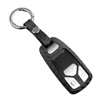 Custodia in pelle e silicone per chiave auto con fibbia per Audi