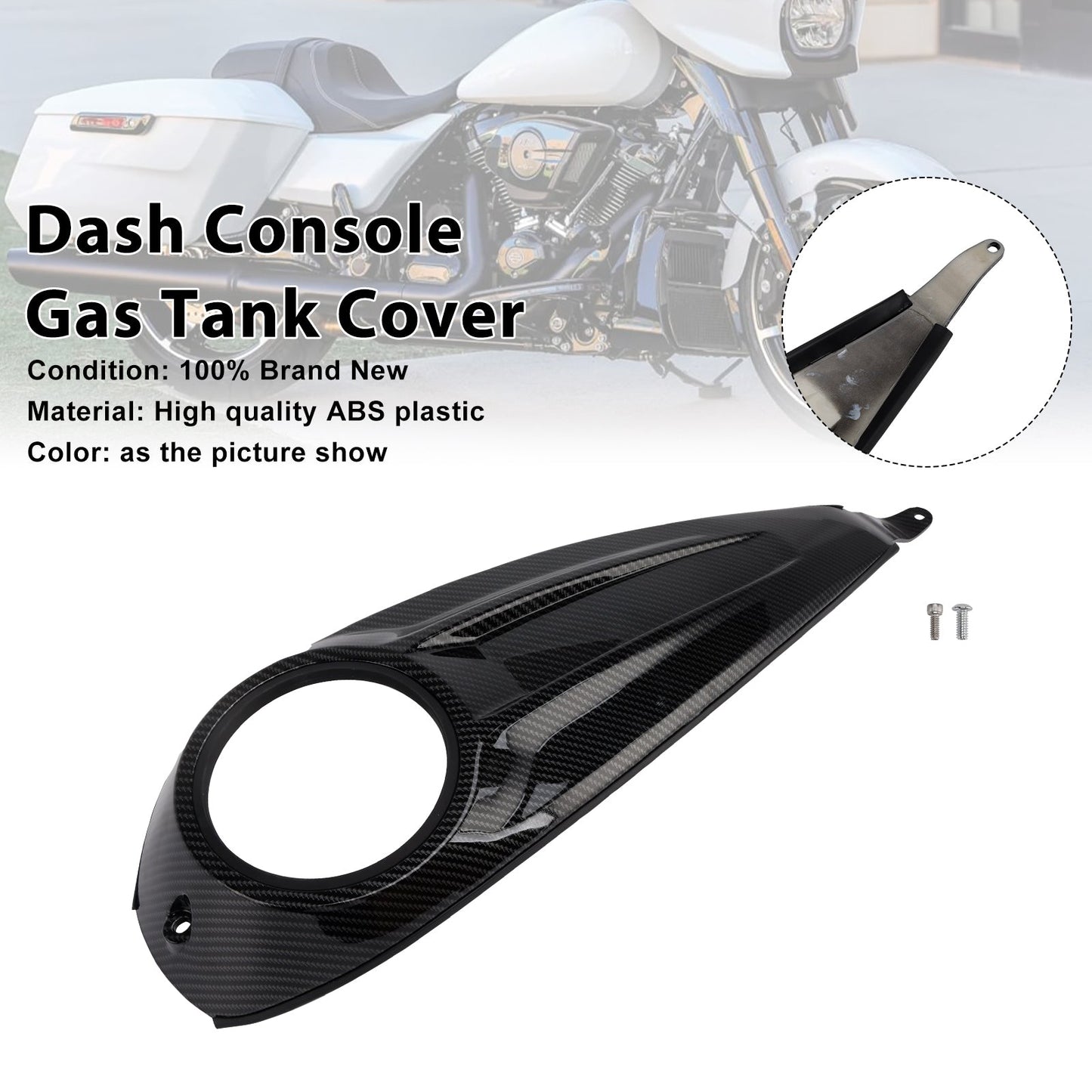 Copertura del serbatoio del carburante per console del cruscotto per Touring Road Glide / Street Glide 2023-2025